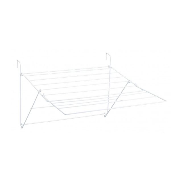 Tendedero de balcón plegable blanco 61x87x32mm. (Sauvic 88827)
