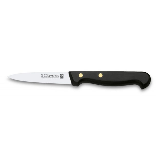 Cuchillo de verduras Pom acero inoxidable 9cm. (3 Claveles 00909)