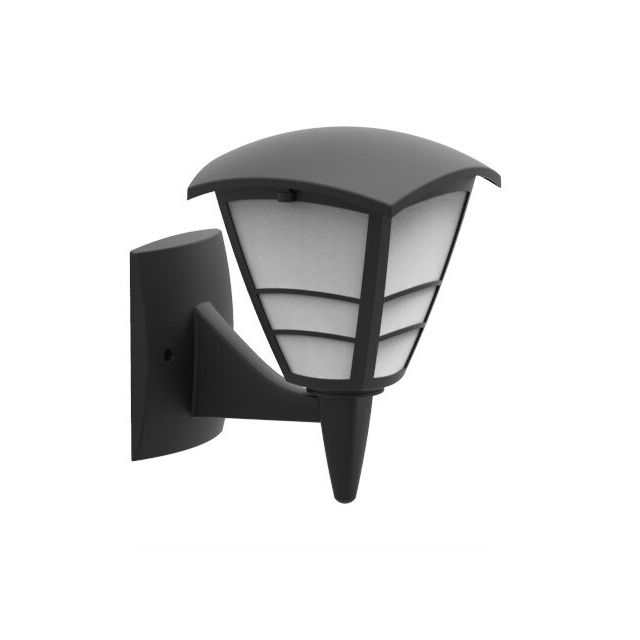 Farol pared moderno de plástico 1xE27 Negro (F-Bright 2073515-N)