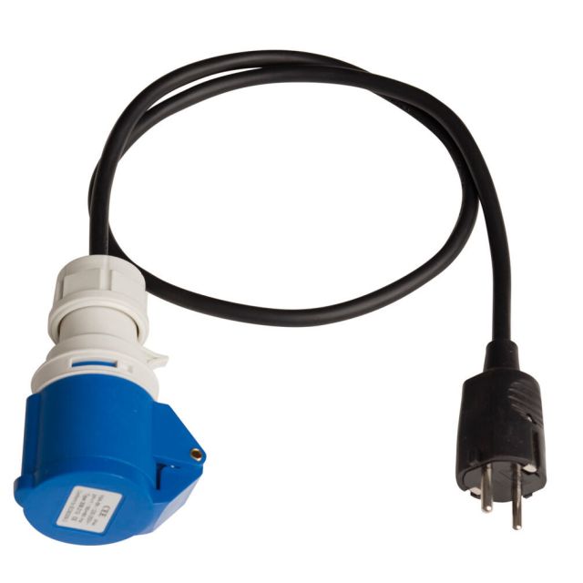 1 m. convertidor clavija schuko a base cetac 2P+T IP44 (GSC 2300232)