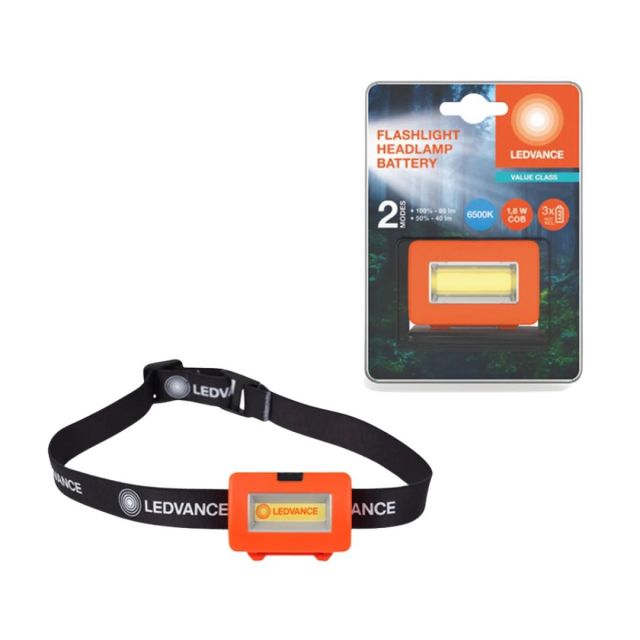 Linterna Led de cabeza a pilas 1.6W 80 Lm (Ledvance 175725)