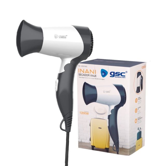 Secador de pelo de viaje con mango plegable Inani 1200W (GSC 400070002)