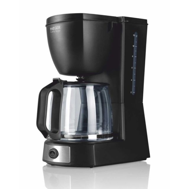 Cafetera eléctrica de goteo 12 tazas Café Noir 680W (Haeger CM-68B.007A)