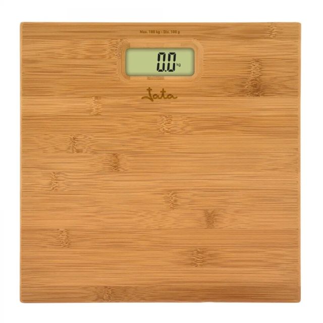 Báscula de baño inteligente bambú Máx. 150Kg (Jata 489)