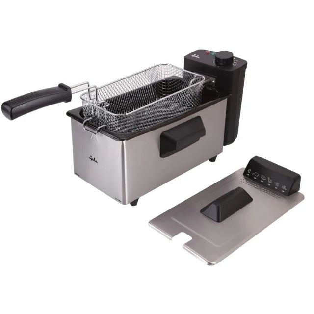 Freidora de aceite de acero inoxidable 3,2L 2000W (Jata FR678)
