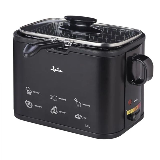Freidora de aceite pequeña 1,3L 1000W (Jata FR5600)
