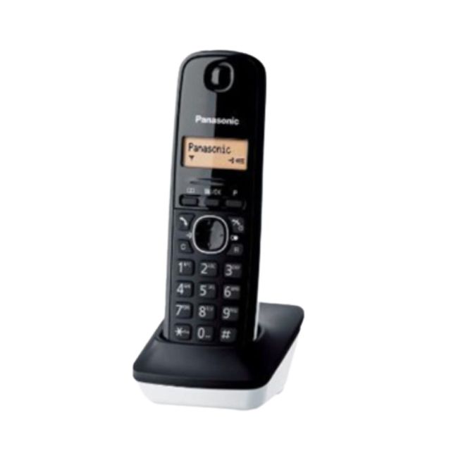 Teléfono duo inhalámbrico base blanca (Panasonic KXTG1612B)