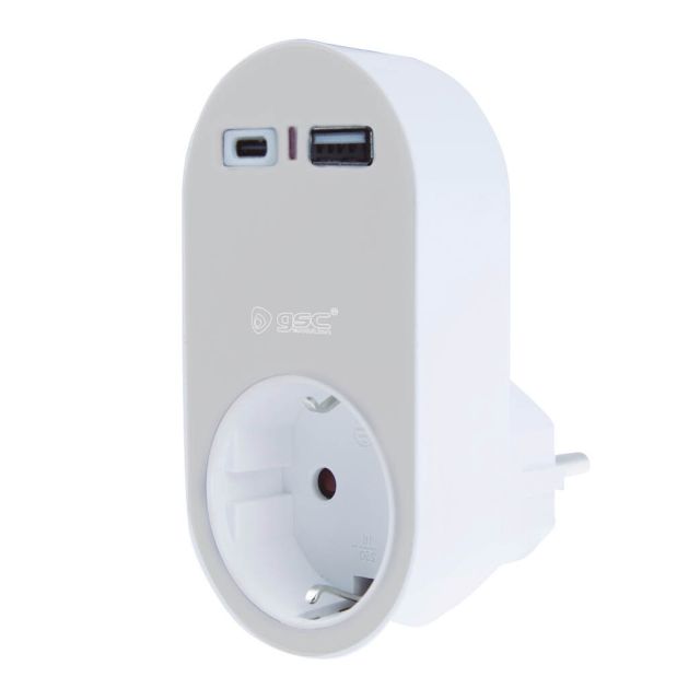 Adaptador con USB y tipo C (GSC 103000018)