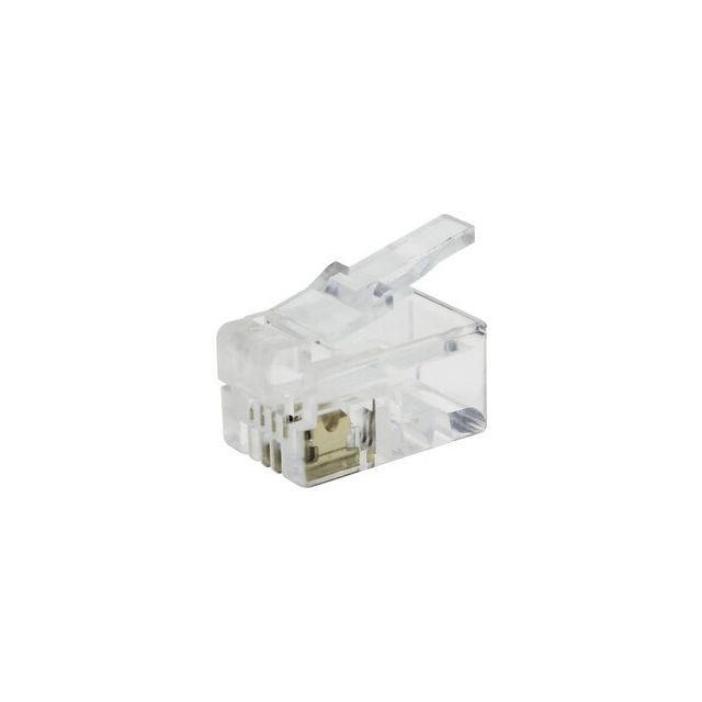 Conector telefónico modular 4 vías 4 mm (DH 39.000/4/4)