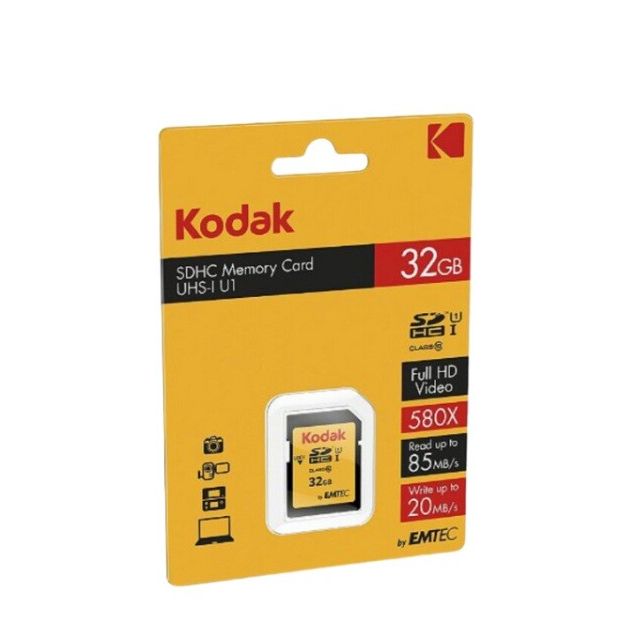Tarjeta de memoria micro SD 32GB (Kodak EKMSD32GHC10K )