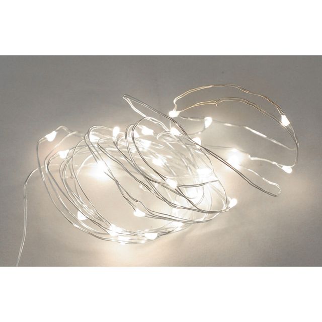 4,9m. guirnalda de alambre blanco frío 3xAA (GSC 20480500)