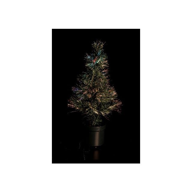 Árbol de navidad de fibra óptica verde 60cm. (F-Bright 701)