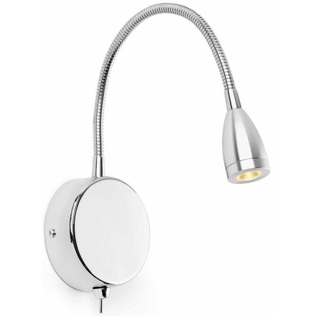 Aplique Led lector articulado cromo modelo LOKE (Faro 40994)