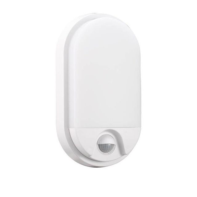 Aplique pared ovalado LED Doko con sensor movimiento 15W 4000K Blanco (GSC 200205057)