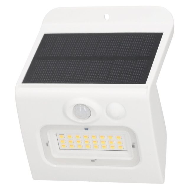 Aplique solar Led Egoda blanco regulable con sensor 3W CCT 3000K / 4000K / 65000K (GSC 200210027)