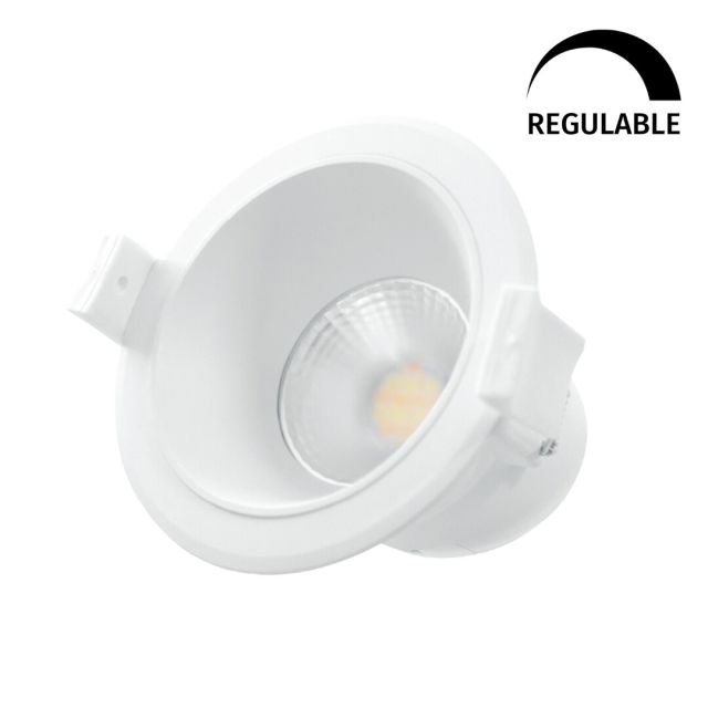 Aro Led redondo empotrable 7W ø90mm antideslumbramiento blanco Mandani (GSC 200400014)