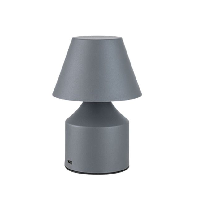 Lámapara de sobremesa recargabale 2W CCT gris (F-Bright 1950933-gr)