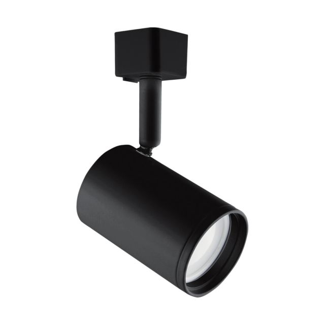 Foco carril monofásico negro Haga GU10 IP20 ø85mm. (Strühm 03505)