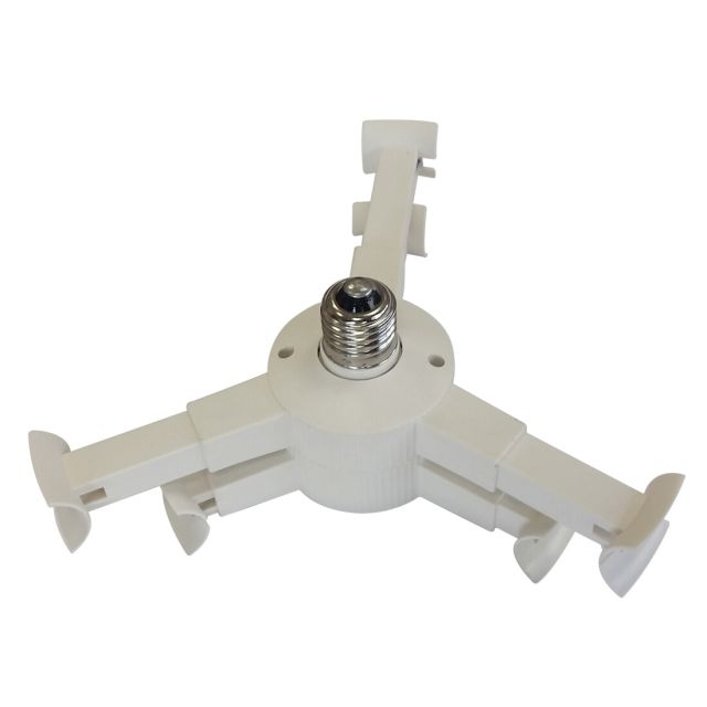 Adaptador E27 a 2 tubos circulares