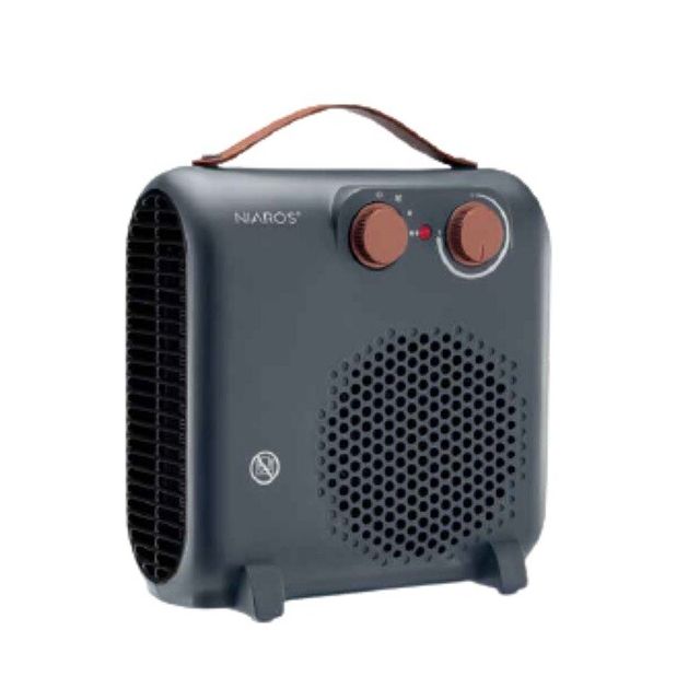 Termoventilador vertical horizontal gris Aitsa 2000W (Niaros 301000022)