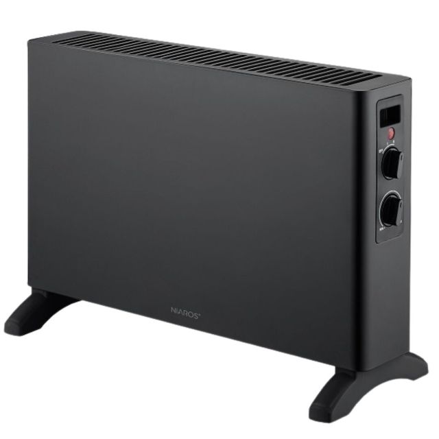 Convector regulable negro Selatin 2000W (Niaros 301005003)