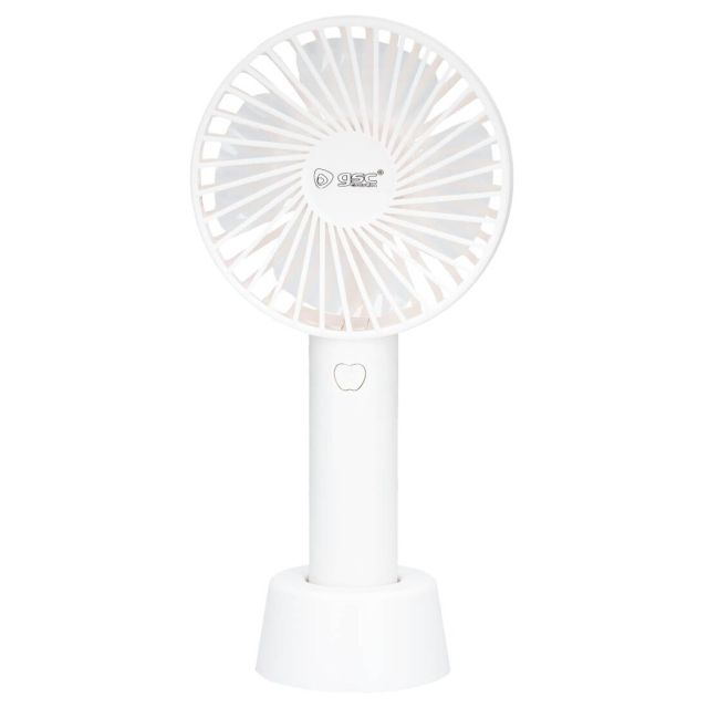 Mini ventilador de mano USB recargable blanco 5W (GSC 300010023)