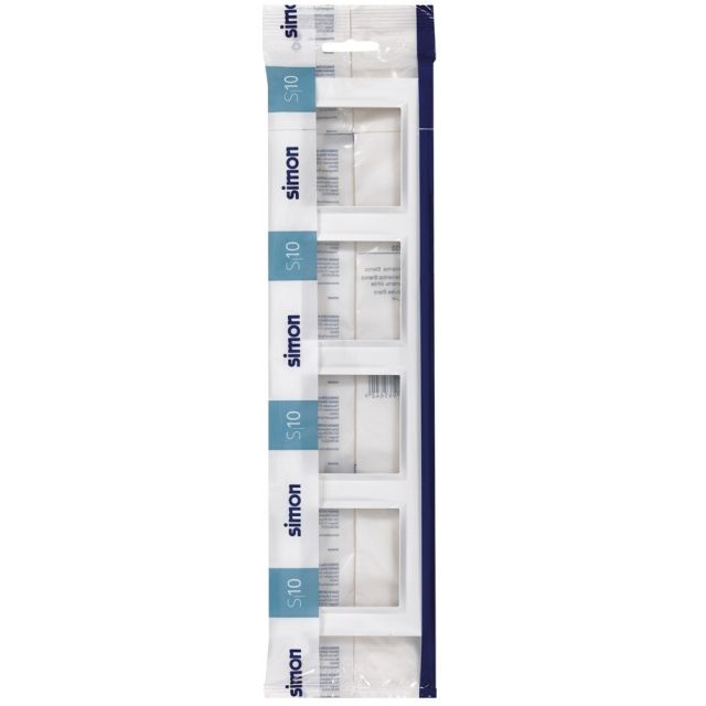 Marco 4 elementos S10 (Simon F1001640030)