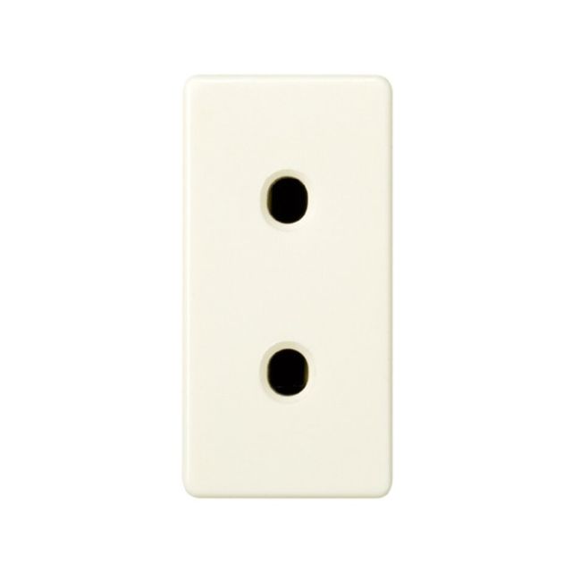 Base bipolar marfil de medio elemento 250V 16A (Simon 27 27431-61)