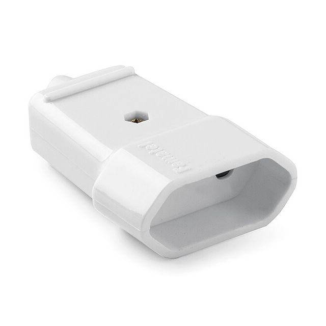 Base aérea bipolar sin TT sólo exportación blanca 10A 250V (Famatel 2002B)