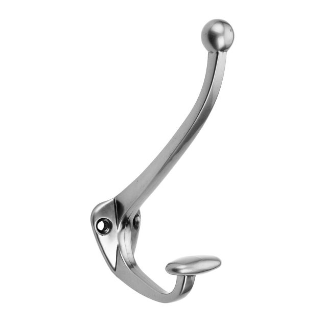 Gancho colgador doble vertical níquel 104x75mm (GSC 3802749)