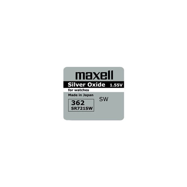 1 ud. pila de botón Maxell 362 SR721SW 1,55V (Blíster)