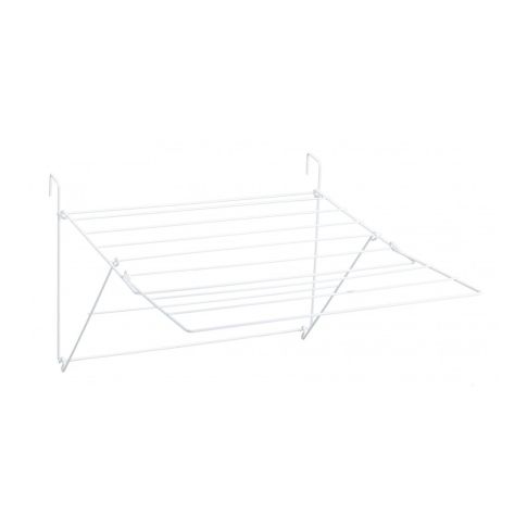 Tendedero de balcón plegable blanco 61x87x32mm. (Sauvic 88827)