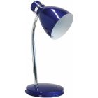 Flexo de sobremesa acabado metálico E14 14,5x35cm. azul (F-BRIGHT 1950090-AZ)