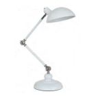 Flexo decorativo de sobremesa modelo Malawi blanco E14 200x540mm. (Ledesma 21050)