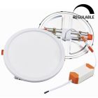 Downlight Led redondo empotrable regulable y ajustable en corte 15W 1510Lm 6500°K (F-Bright 2801552)