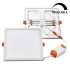 Downlight Led cuadrado empotrable regulable y ajustable en corte 20W 2200Lm 4000°K (F-Bright 2801563)
