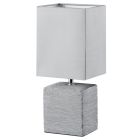 Lámpara gris cerámica de sobremesa modelo Ping E14 (Trio Lighting R50131087)