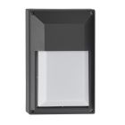 Aplique de exterior 1xE27 Rafiki negro IP44 27,5x18,5 cm (Fabrilamp 105861009)