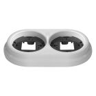 Marco de superficie de porcelana blaca 2 elementos (F-Bright 2902026)