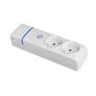 Base múltiple serie ION 2 tomas sin cable con interruptor 16A 250V (Solera 8002PIL)