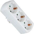 Multiconector triple Sucko blanco 3680W 230V (B&B 040309)