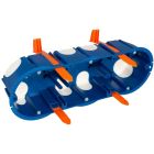 Caja universal de mecanismos eficiente 3 elementos con fijación por bridas (Solera 5825E)