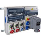 Cuadro de obra monofásico/trifásico 63A con salida a grua IP67 (Solera 1332P-CPI2121)