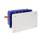 Caja de conexión para tabiques huecos con fijación mediante brida  16 entradas 170x112x47mm. (Solera 5363GW)