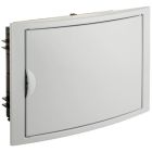 Caja empotrable 14 elementos cuadro y puerta blanco 320x233x75mm. (Solera 5012)