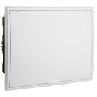 Caja empotrable 2 filas 36+4 elementos cuadro y puerta blanco 400x320x72mm. (Solera 8206)