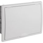 Caja empotrable 12 elementos cuadro y puerta blanco 277x220x72mm. (Solera 8688)