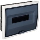 Caja empotrable 12 elementos cuadro y puerta fume 277x220x72mm. (Solera 8688PF)