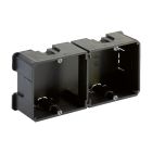Caja de empotrar universal 2 elementos con tabique de separación 145x67x42mm. (Solera 725)