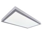 Panel superficie Led rectangular Kisongo 40W 4000Lm 6000°K 1200x300mm. Níquel (GSC 203405040)